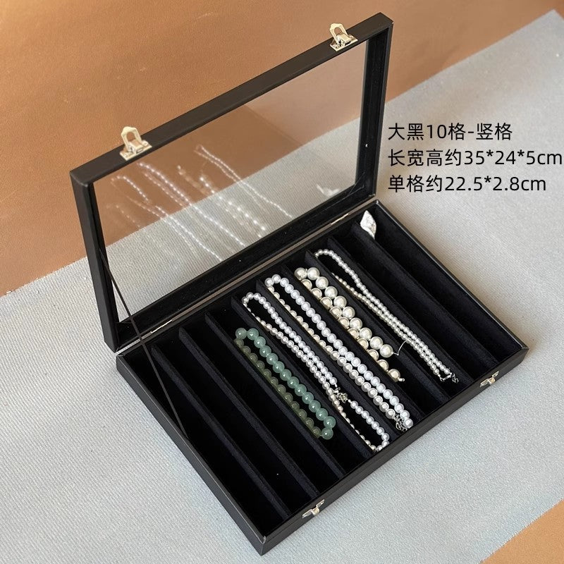 黑色竖10格项链箱
